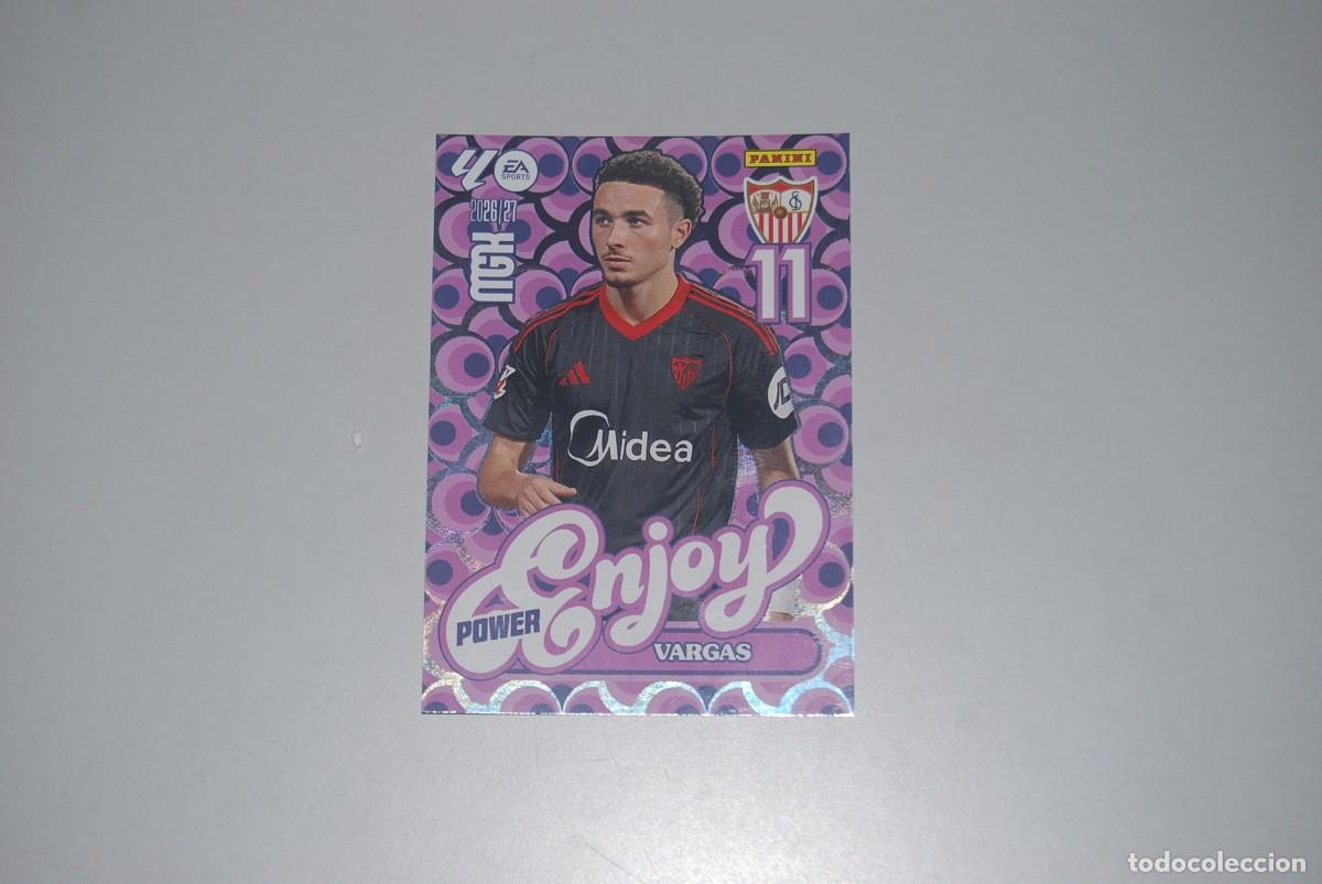 Coleccionismo cromos antiguos: VARGAS DEL SEVILLA C.F. MGK MEGACRACKS ENJOY POWER N&ordm; 387P LIGA 2026-2027,26-27