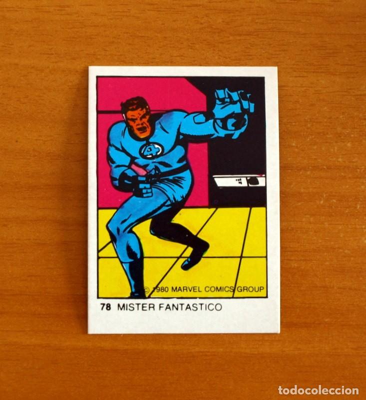 Coleccionismo cromos antiguos: Superh&eacute;roes -N&ordm; 78, Mister Fant&aacute;stico -Marvel 1980 Comics Group-Chocolates Terrabusi -Nunca pegado