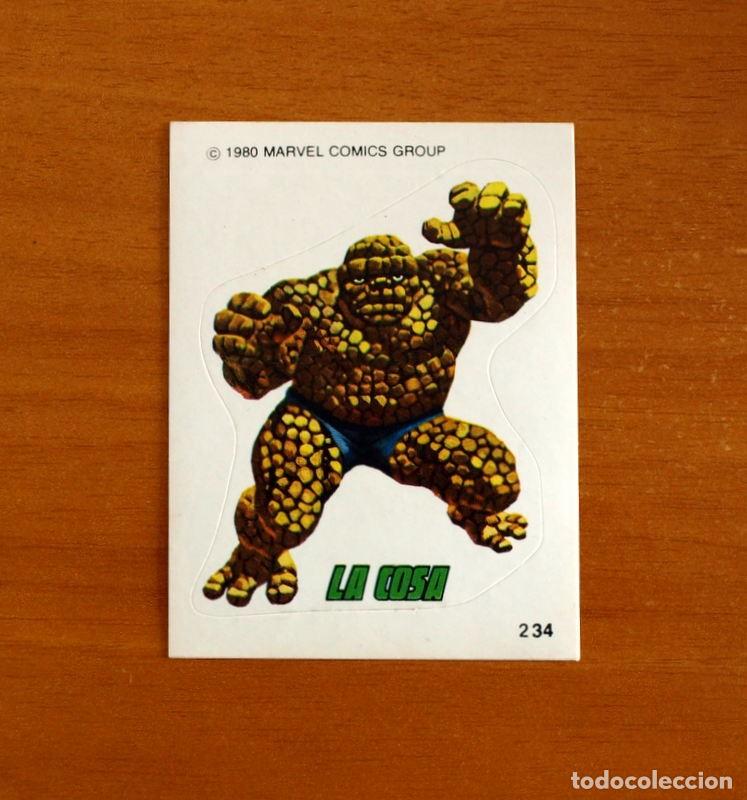 Coleccionismo cromos antiguos: Superh&eacute;roes - N&ordm; 234 La Cosa - Marvel 1980 Comics Group - Chocolates Terrabusi - Nunca pegado