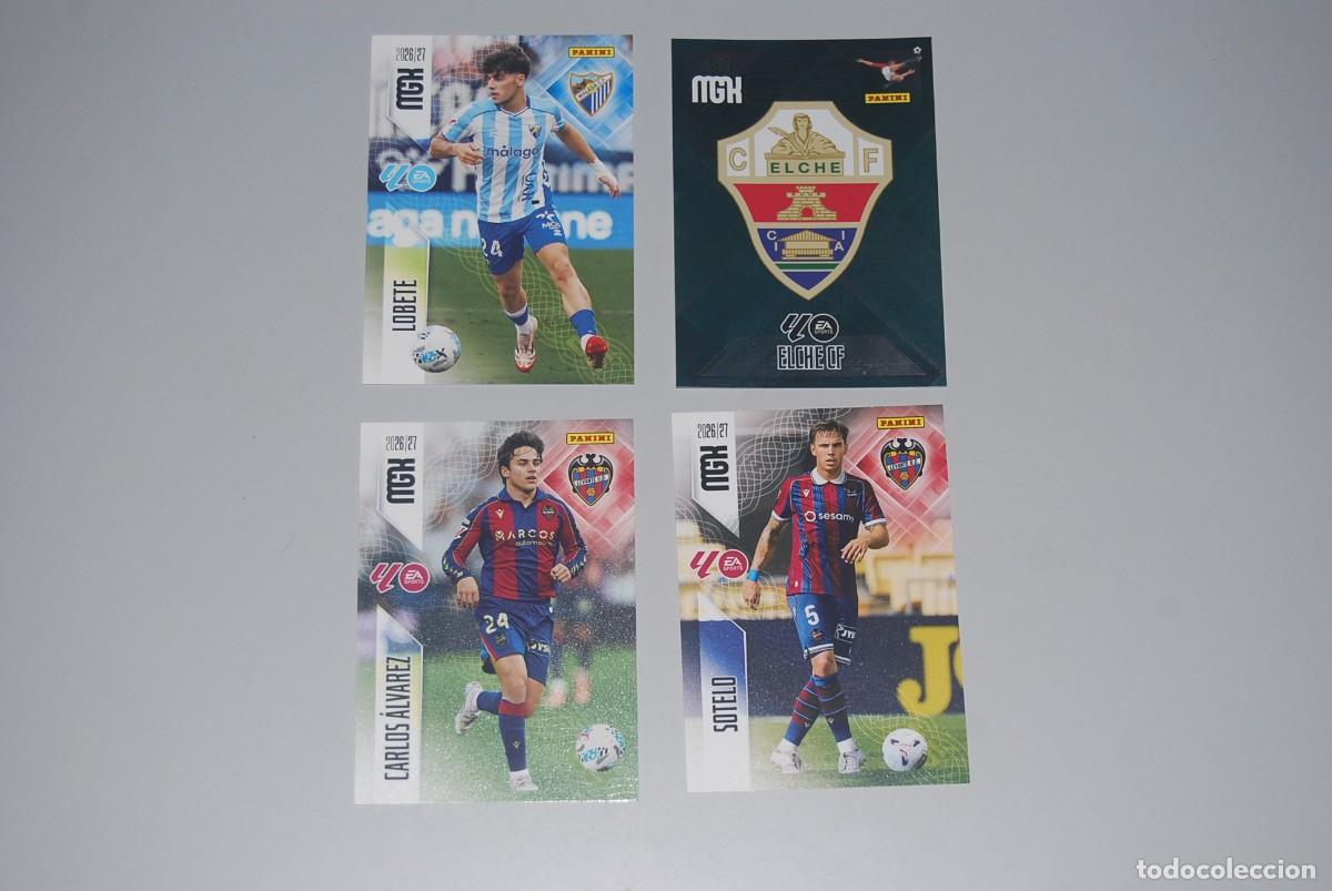 Coleccionismo cromos antiguos: LOTE 4 MGK MEGACRACKS DISTINTOS LIGA 2026-2027, 26-27(VER FOTOS PARA IDENTIFICAR NOMBRES Y NUMEROS)