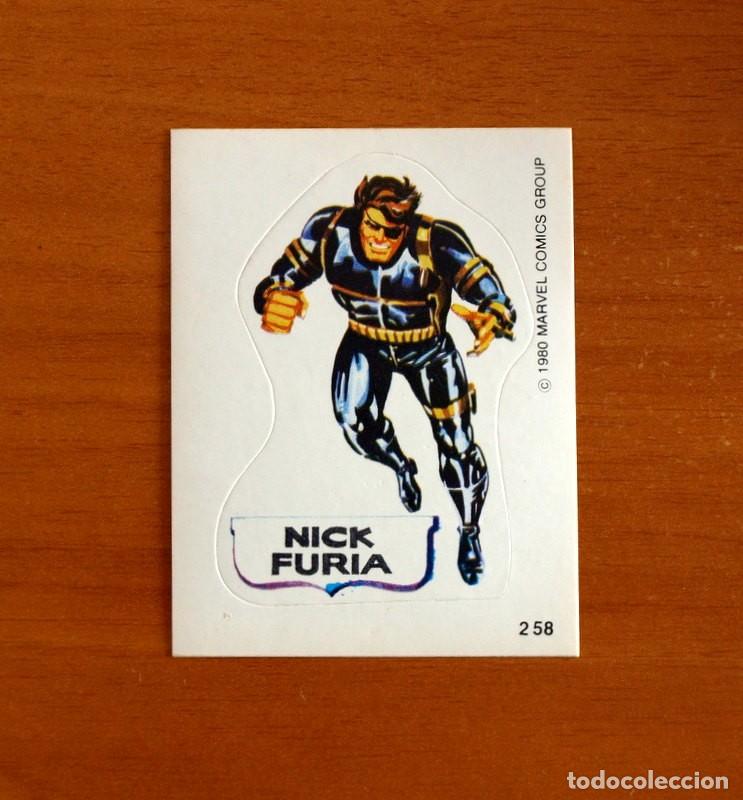 Coleccionismo cromos antiguos: Superh&eacute;roes - N&ordm; 258 Nick Furia - Marvel 1980 Comics Group - Chocolates Terrabusi - Nunca pegado