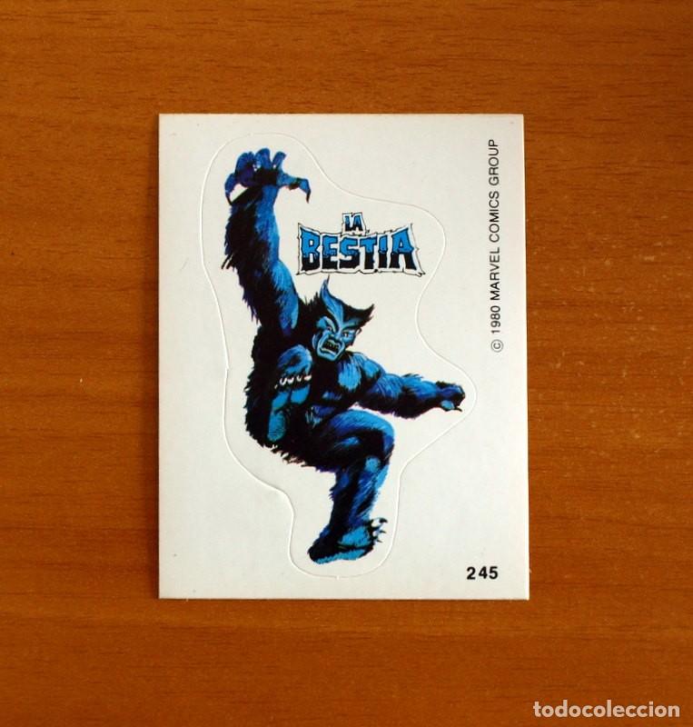Collezionismo Figurine antiche: Superh&eacute;roes - N&ordm; 245 La Bestia - Marvel 1980 Comics Group - Chocolates Terrabusi - Nunca pegado