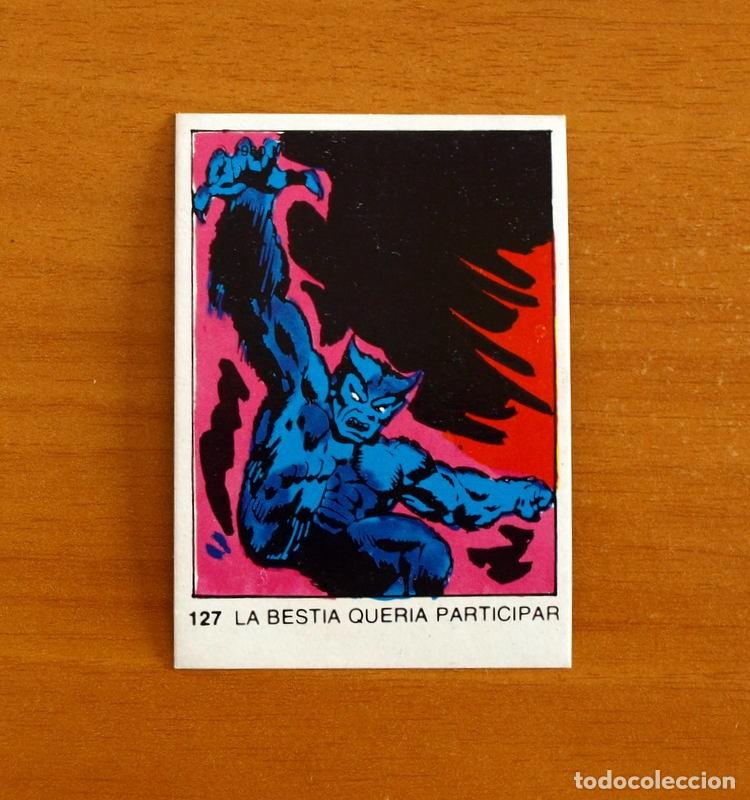 Collectable Antique Stickers: Superh&eacute;roes - N&ordm; 127, La Bestia - Marvel 1980 Comics Group - Chocolates Terrabusi - Nunca pegado