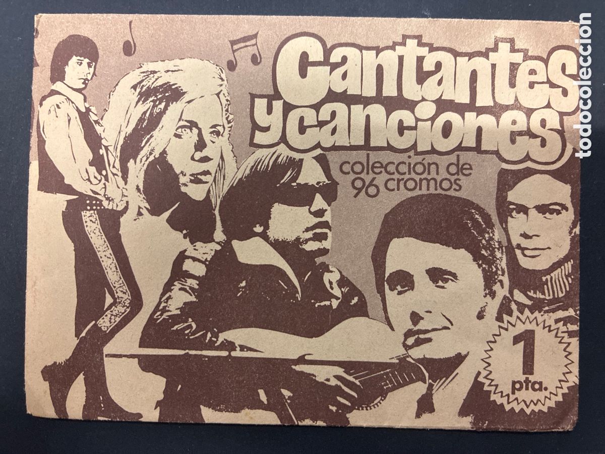 Coleccionismo cromos antiguos: SOBRE CON CROMOS CANTANTES Y CANCIONES EDITORIAL ESTE