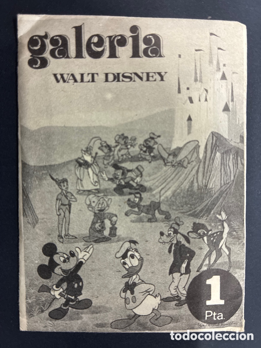 Collectable Antique Stickers: SOBRE CON CROMOS GALERIA DE WALT DISNEY EDITORIAL FHER