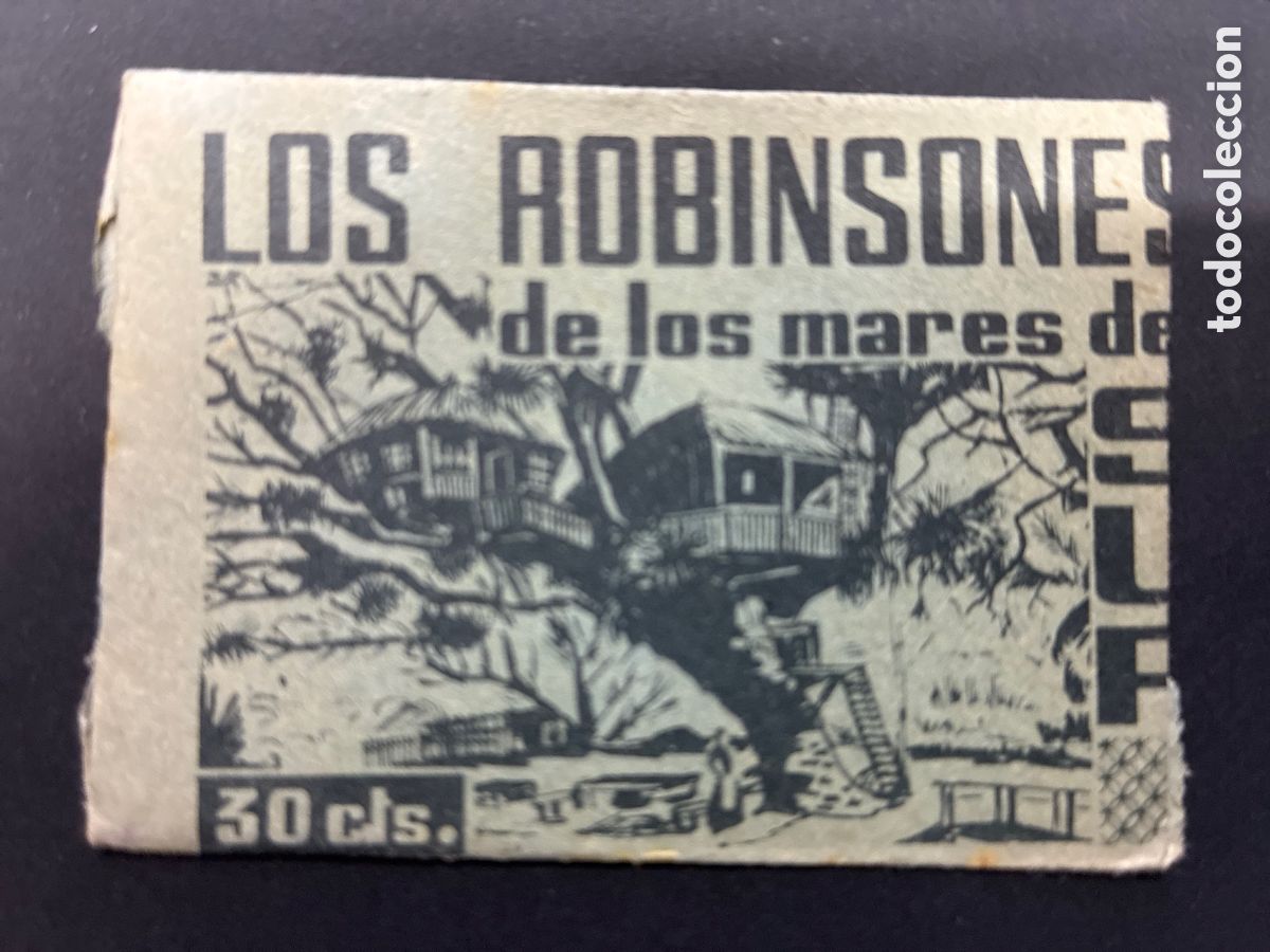 Colecionismo Cromos antigos: SOBRE CON CROMOS PELICULA LOS ROBINSONES DE LOS MARES DE SUR EDITORIAL FHER
