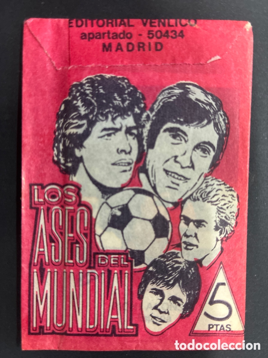 Coleccionismo cromos antiguos: SOBRE CON CROMOS FUTBOL LOS ASES DEL MUNDIAL MARADONA