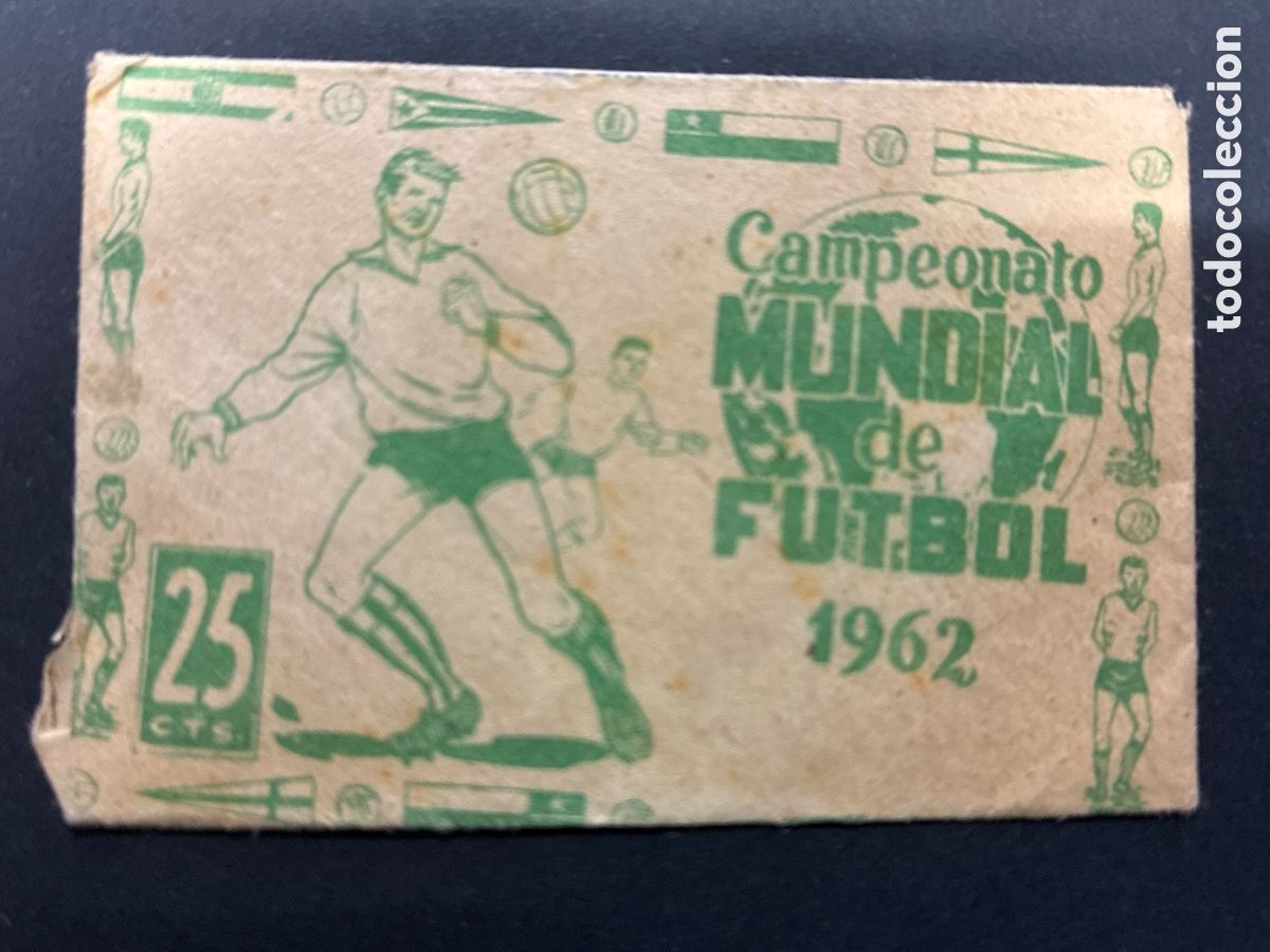 Colecionismo Cromos antigos: SOBRE CON CROMOS FUTBOL CAMPEONATO MUNDIAL 1962 EDITORIAL DISGRA