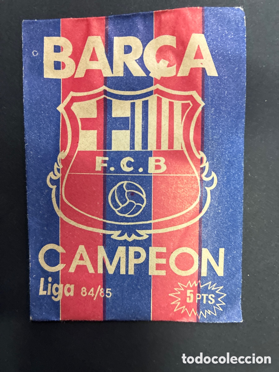 Colecionismo Cromos antigos: SOBRE CON CROMOS FUTBOL BAR&Ccedil;A CAMPEON LIGA 84/85 MARADONA