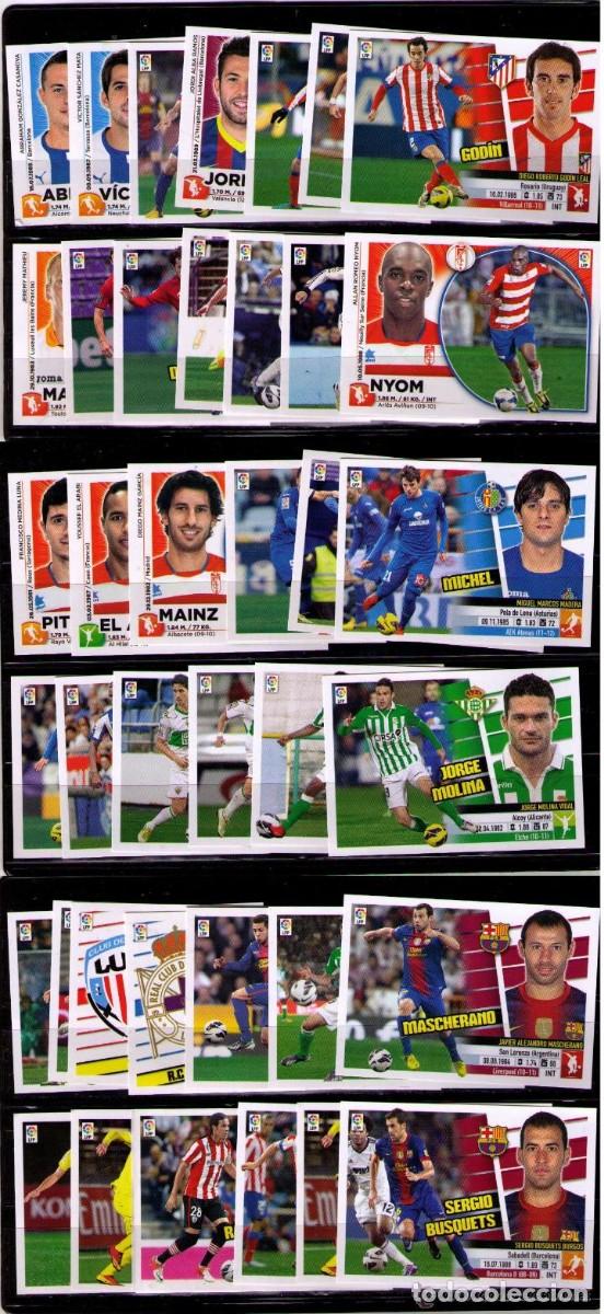Coleccionismo cromos antiguos: 40 CROMOS DE LA COLECCION OFICIAL DE LA LIGA DE FUTBOL BBVA