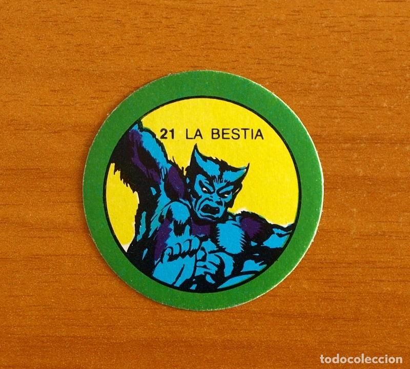 Coleccionismo cromos antiguos: Superh&eacute;roes - N&ordm; 21 La Bestia - Marvel Comics Group 1980 - Chocolates Terrabusi - Nunca pegado