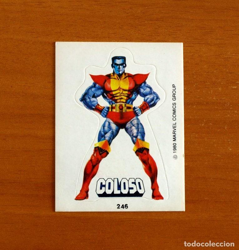 Coleccionismo cromos antiguos: Superh&eacute;roes - N&ordm; 246 Coloso - Marvel 1980 Comics Group - Chocolates Terrabusi - Nunca pegado