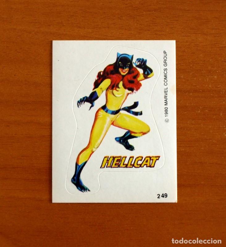 Coleccionismo cromos antiguos: Superh&eacute;roes - N&ordm; 249 Hellcat - Marvel 1980 Comics Group - Chocolates Terrabusi - Nunca pegado