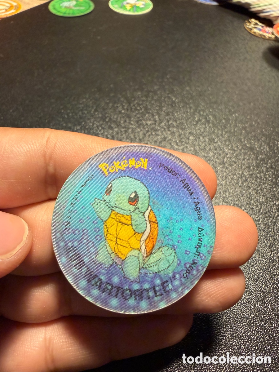 Coleccionismo cromos antiguos: TAZO N&ordm; 07, 08, 09 SQUIRTLE, WARTORTLE, BLASTOISE - POKEMON 2 - HOLOGRAFICO