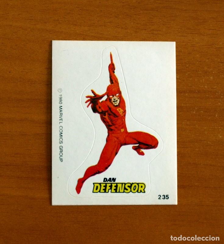 Coleccionismo cromos antiguos: Superh&eacute;roes - N&ordm; 235 Dan Defensor - Marvel 1980 Comics Group - Chocolates Terrabusi - Nunca pegado