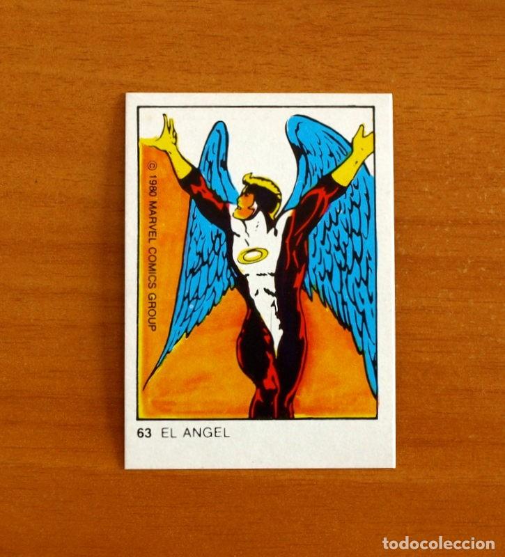 Coleccionismo cromos antiguos: Superh&eacute;roes - N&ordm; 63, El &Aacute;ngel - Marvel 1980 Comics Group - Chocolates Terrabusi - Nunca pegado
