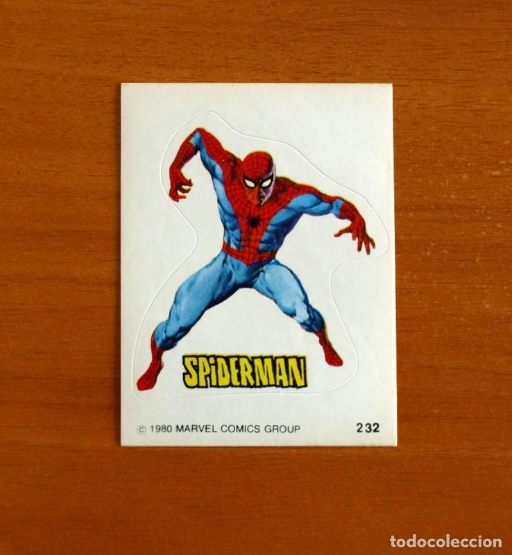 Coleccionismo cromos antiguos: Superh&eacute;roes - N&ordm; 232 Spiderman - Marvel 1980 Comics Group - Chocolates Terrabusi - Nunca pegado