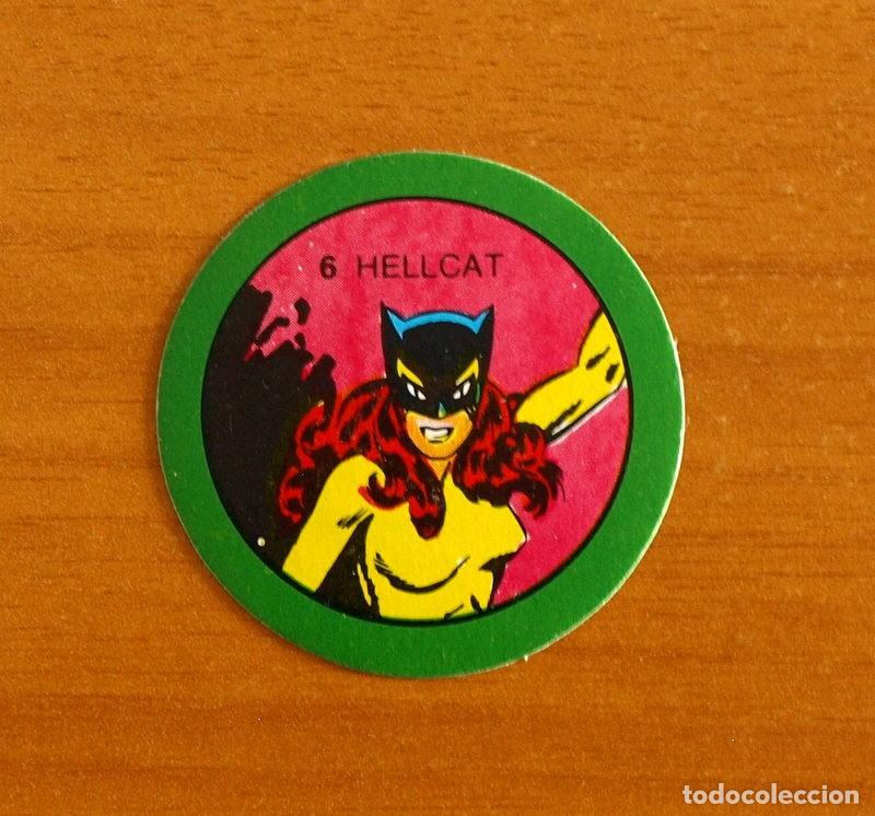 Coleccionismo cromos antiguos: Superh&eacute;roes - N&ordm; 6 Hellcat - Marvel 1980 Comics Group - Chocolates Terrabusi - Nunca pegado
