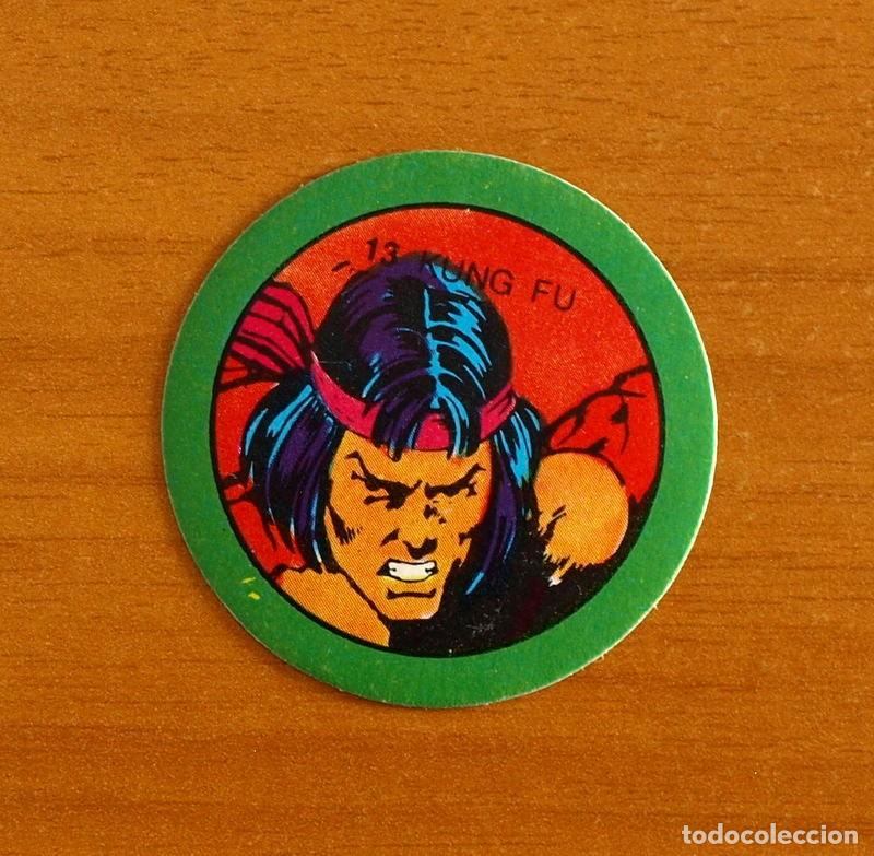 Coleccionismo cromos antiguos: SUPERH&Eacute;ROES - N&ordm; 13 KUNG FU - MARVEL 1980 COMICS GROUP - CHOCOLATES TERRABUSI - NUNCA PEGADO
