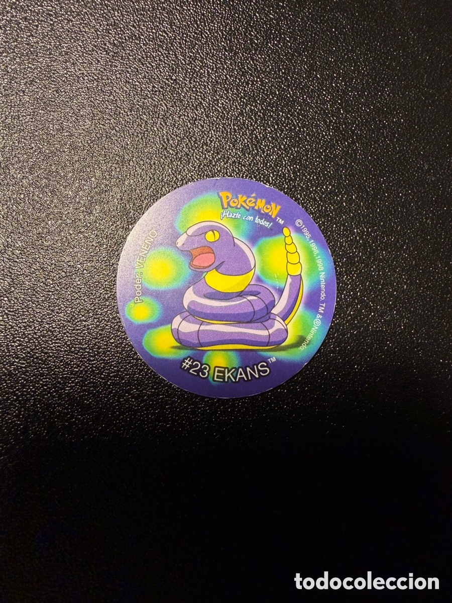 Coleccionismo cromos antiguos: Tazo Pokemon #23 EKANS
