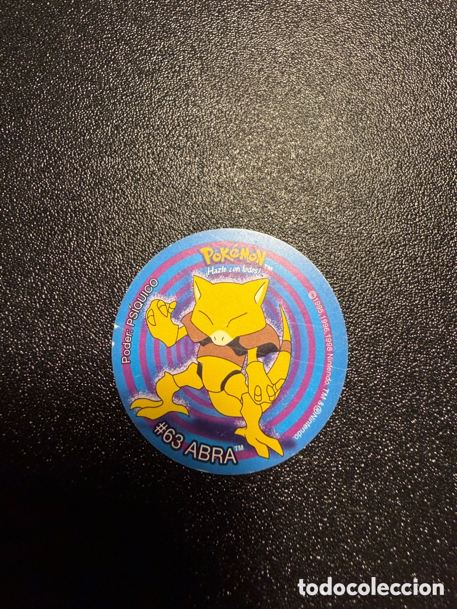 Coleccionismo cromos antiguos: Tazo POKEMON Versi&oacute;n A&ntilde;o 1998 - N&ordm; 26 # 63 ABRA - POKEMON NINTENDO / MATUTANO