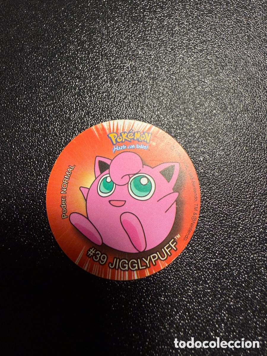Coleccionismo cromos antiguos: Tazo Pokemon 39 Jigglypuff 1995 Matutano Nintendo