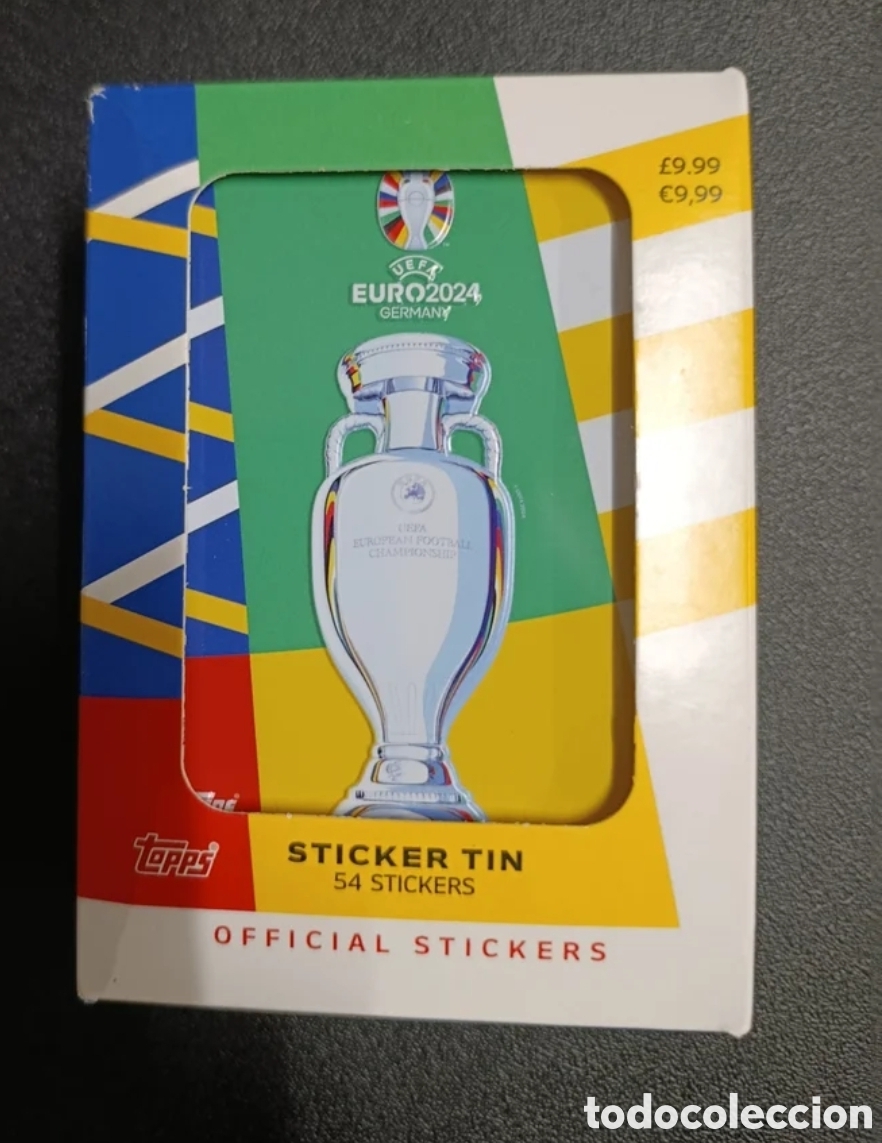 Coleccionismo cromos antiguos: Mega Tin Topps Euro 2024 Sin abrir