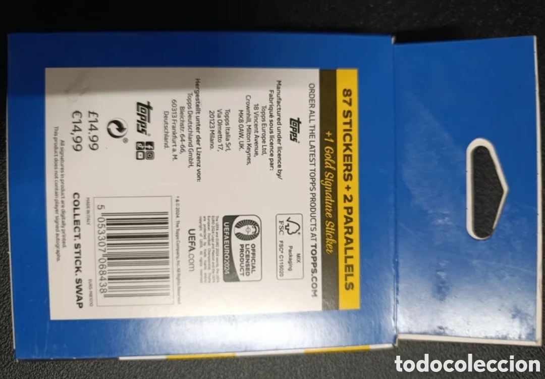 Coleccionismo cromos antiguos: Mega Eco Box Topps Euro 2024 - Foto 3