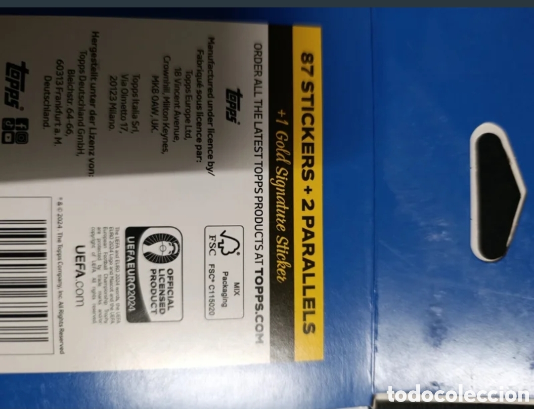 Coleccionismo cromos antiguos: Mega Eco Box Topps Euro 2024 - Foto 4