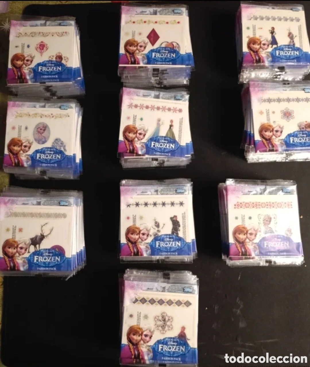 Coleccionismo cromos antiguos: 500 sobres pegatinas Tattoos y cromos Frozen Disney