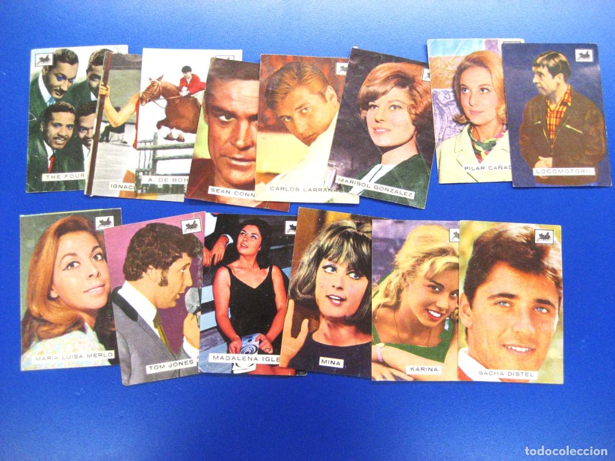 Coleccionismo cromos antiguos: Lote de cromos del &aacute;lbum Campeones y estrellas del chocolate Cibeles.