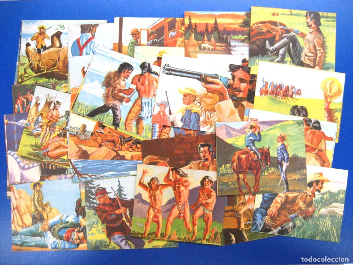 Coleccionismo cromos antiguos: Lote de cromos del &aacute;lbum Buffalo Bill.