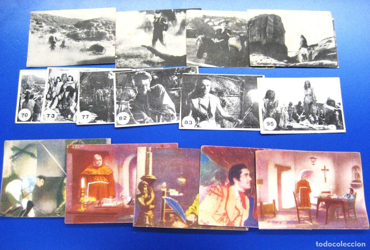Coleccionismo cromos antiguos: Lote de cromos pel&iacute;culas oeste: FORT APACHE, EL SIGNO DEL ZORRO, FLECHA ROTA.