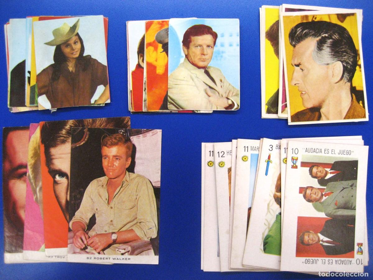 Coleccionismo cromos antiguos: Lote de cromos artistas a&ntilde;os 60 y 70: FIGURAS TV. ARTISTAS TV. ARTISTAS DE CINE Y DE TV.