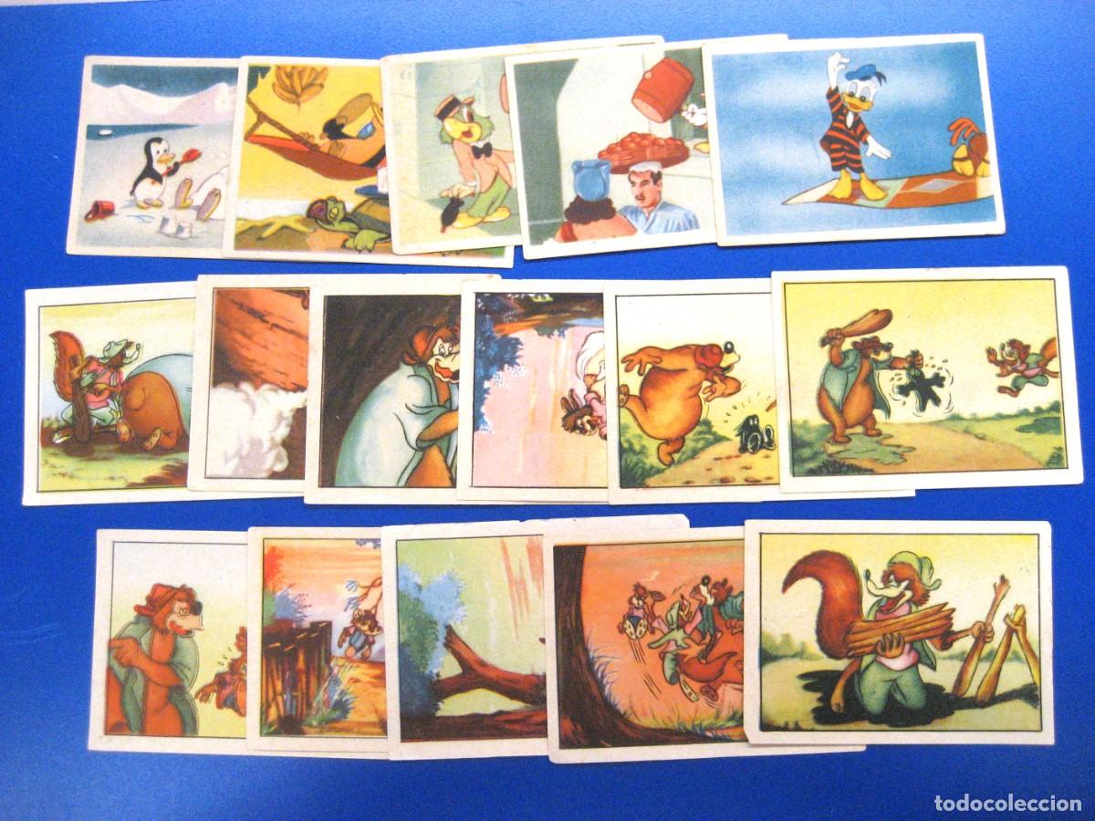 Coleccionismo cromos antiguos: Lote de cromos Disney: CANCI&Oacute;N DEL SUR - LOS TRES CABALLEROS.