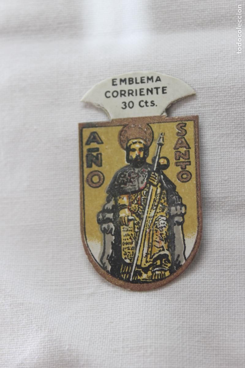 Coleccionismo cromos antiguos: EMBLEMA AUXILIO SOCIAL SANTIAGO APOSTOL N&ordm; 15
