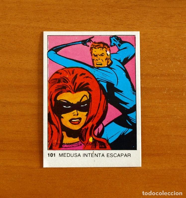 Coleccionismo cromos antiguos: Superh&eacute;roes - N&ordm; 101 Medusa - Marvel 1980 Comics Group - Chocolates Terrabusi - Nunca pegado