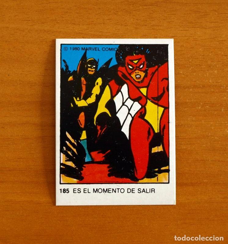 Coleccionismo cromos antiguos: Superh&eacute;roes - N&ordm; 185 Mujer Ara&ntilde;a - Marvel 1980 Comics Group - Chocolates Terrabusi - Nunca pegado