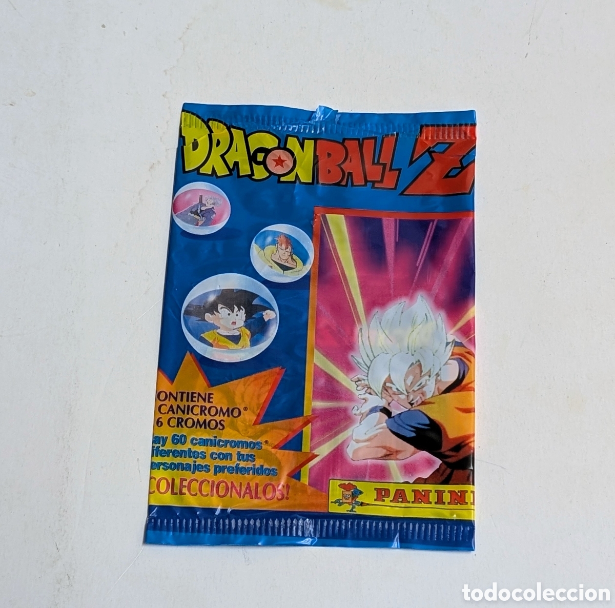 Coleccionismo cromos antiguos: Bolsa envoltorio canicromos Dragon Ball Z. Panini. Bola de Dragon. Dragon Ball. Bola de Drac