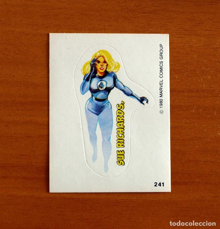 Coleccionismo cromos antiguos: Superh&eacute;roes - N&ordm; 241 Sue Richards - Marvel 1980 Comics Group - Chocolates Terrabusi - Nunca pegado
