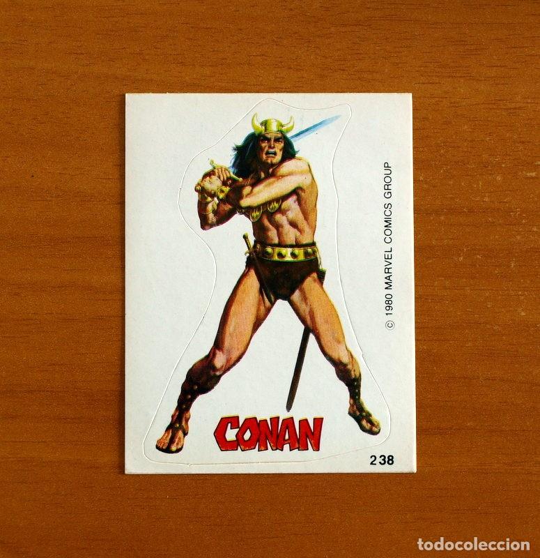 Coleccionismo cromos antiguos: Superh&eacute;roes - N&ordm; 238 Conan - Marvel 1980 Comics Group - Chocolates Terrabusi - Nunca pegado