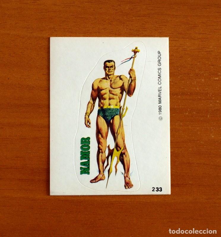 Coleccionismo cromos antiguos: Superh&eacute;roes - N&ordm; 233 Namor - Marvel 1980 Comics Group - Chocolates Terrabusi - Nunca pegado