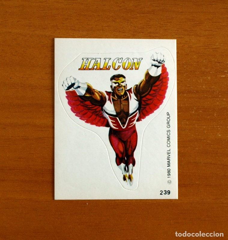Coleccionismo cromos antiguos: Superh&eacute;roes - N&ordm; 239 Halc&oacute;n - Marvel 1980 Comics Group - Chocolates Terrabusi - Nunca pegado