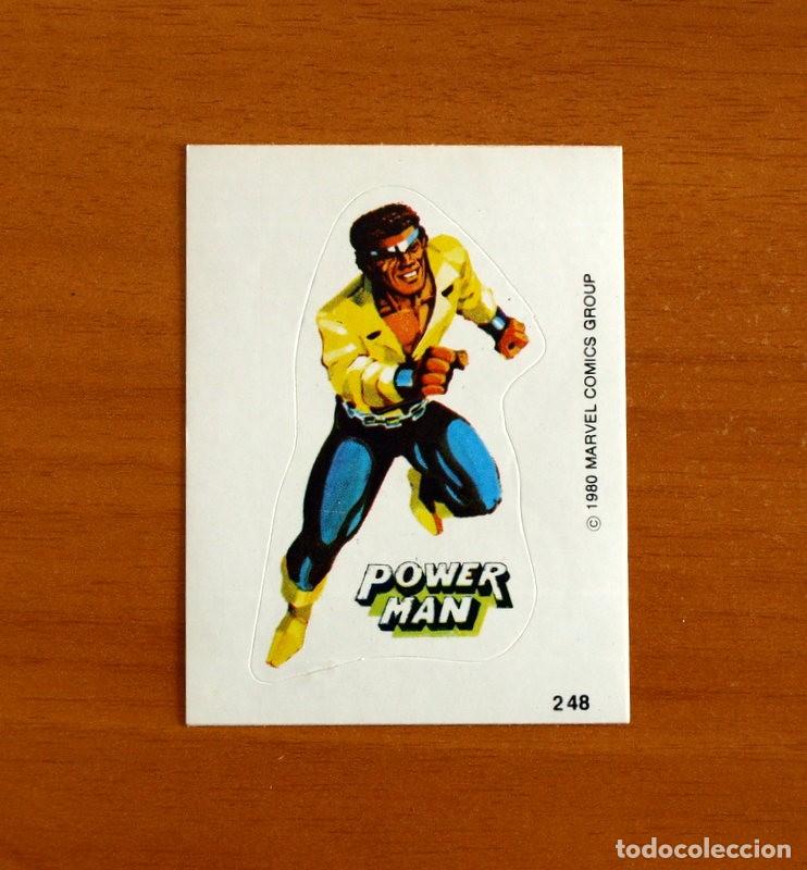 Coleccionismo cromos antiguos: Superh&eacute;roes - N&ordm; 248 Power Man - Marvel 1980 Comics Group - Chocolates Terrabusi - Nunca pegado