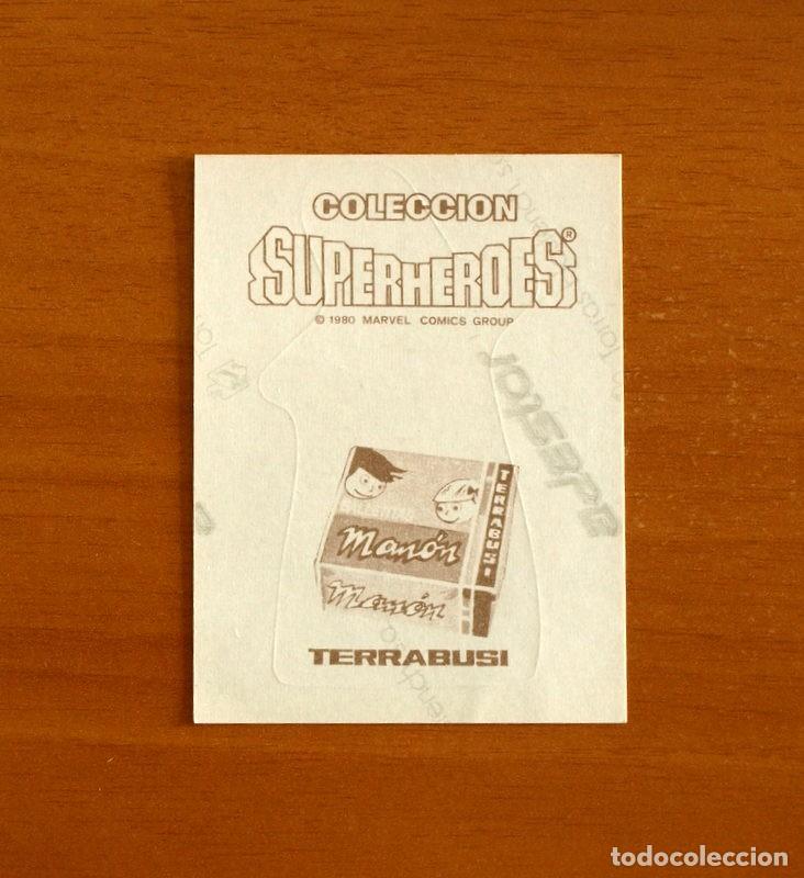 Coleccionismo cromos antiguos: Superh&eacute;roes - N&ordm; 252 Ms. Marvel - Marvel 1980 Comics Group - Chocolates Terrabusi - Nunca pegado - Foto 2