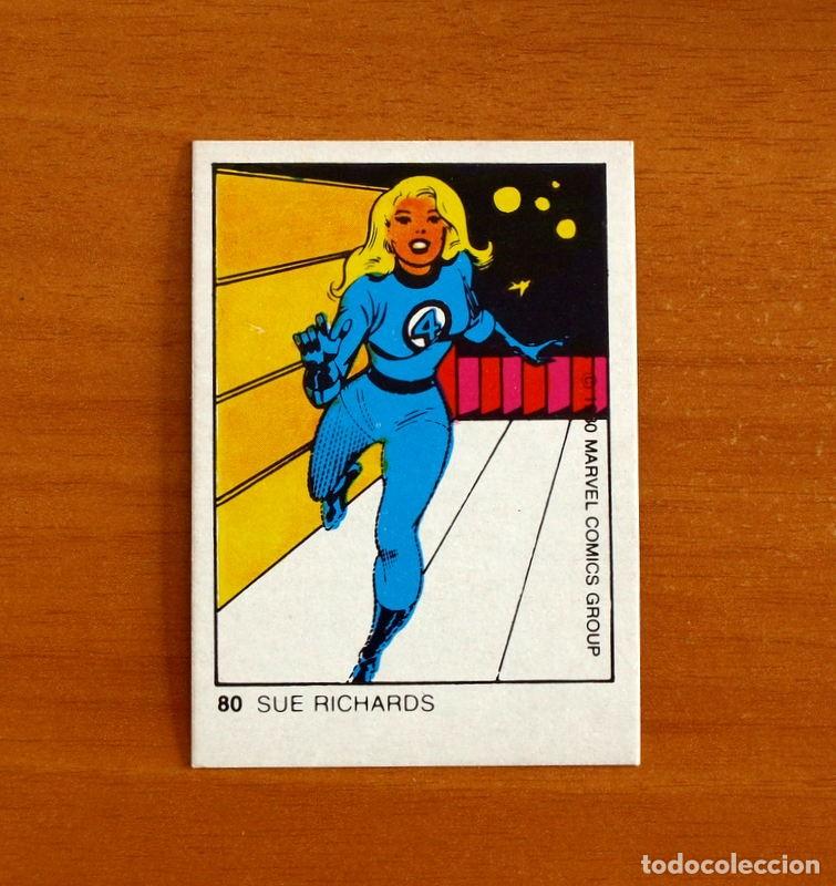 Collectionnisme Cartes &agrave; collectionner anciennes: Superh&eacute;roes - N&ordm; 80, Sue Richards - Marvel 1980 Comics Group - Chocolates Terrabusi - Nunca pegado