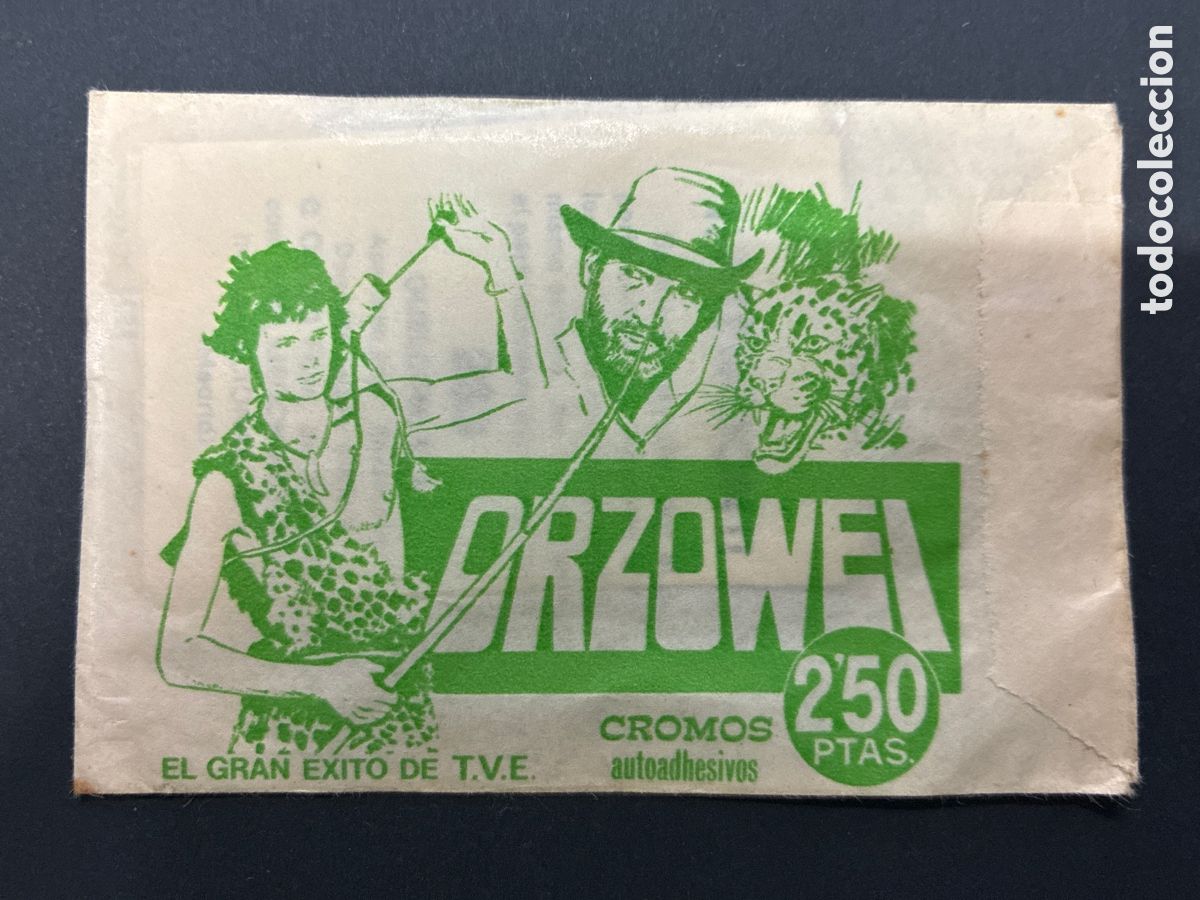Colecionismo Cromos antigos: SOBRE CON CROMOS SERIE TV ORZOWEI EDITORIAL QUELCOM