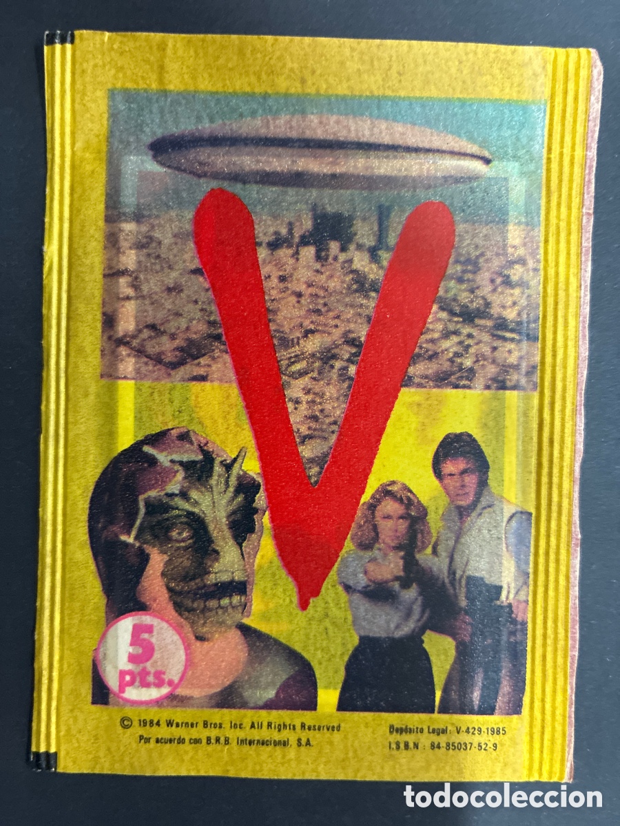 Colecionismo Cromos antigos: SOBRE CON CROMOS SERIE TV V EDITORIAL MAGA