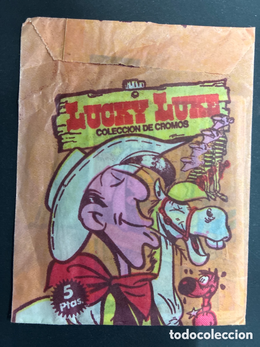 Colecionismo Cromos antigos: SOBRE CON CROMOS SERIE TV LUCKY LUKE EDITORIAL ESTE