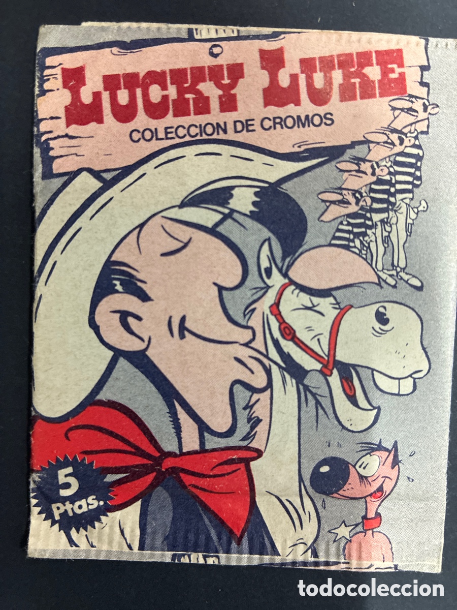 Colecionismo Cromos antigos: SOBRE CON CROMOS SERIE TV LUCKY LUKE EDITORIAL ESTE